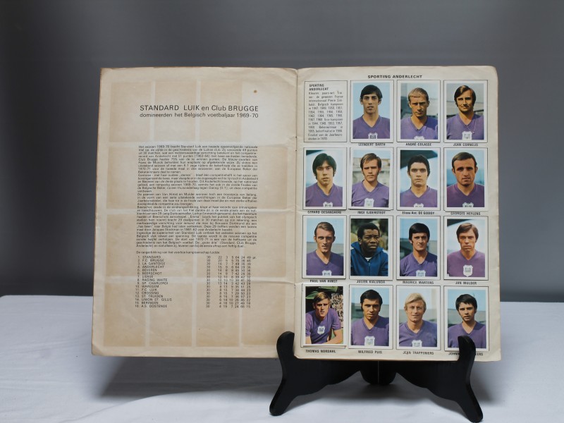 Verzamelalbum "Voetbalsterren Eerste Divisie 70/71 (Art. 970)