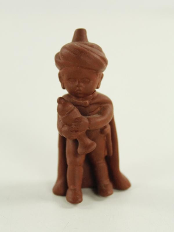 Goebel - vintage, kleine kerstfiguren uit gebakken klei (11 stuks)