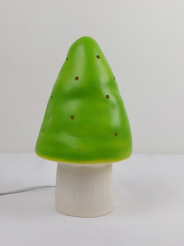 Groene heico paddestoel lamp