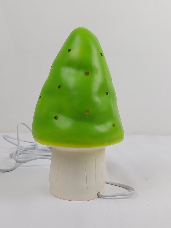 Groene heico paddestoel lamp