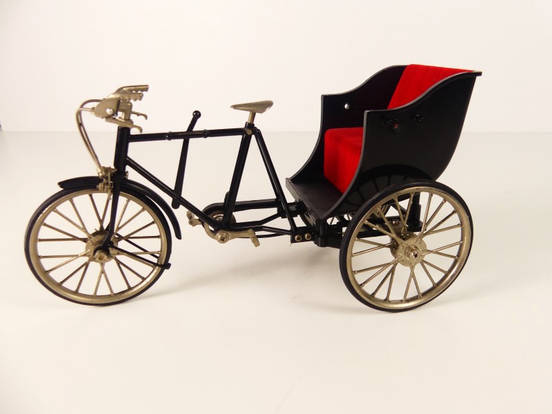 Miniatuur replica - Zwart Rood Fiets