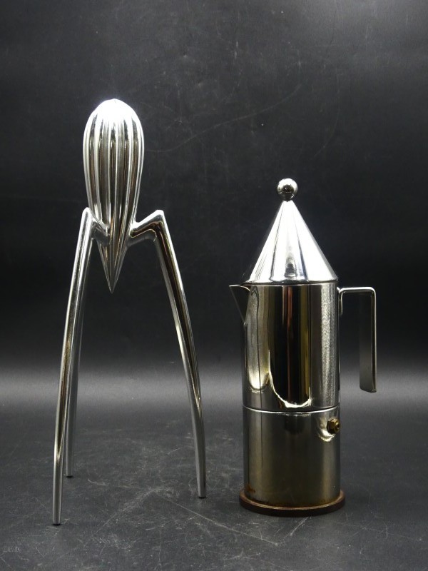 Vintage Alessi Citruspers + percolator