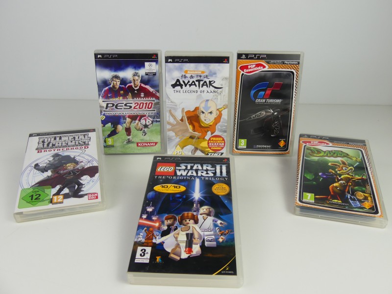 6 PSP spelletjes