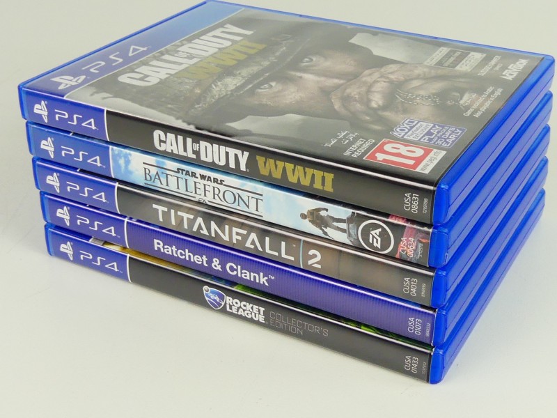 5x Playstation 4 spelletjes