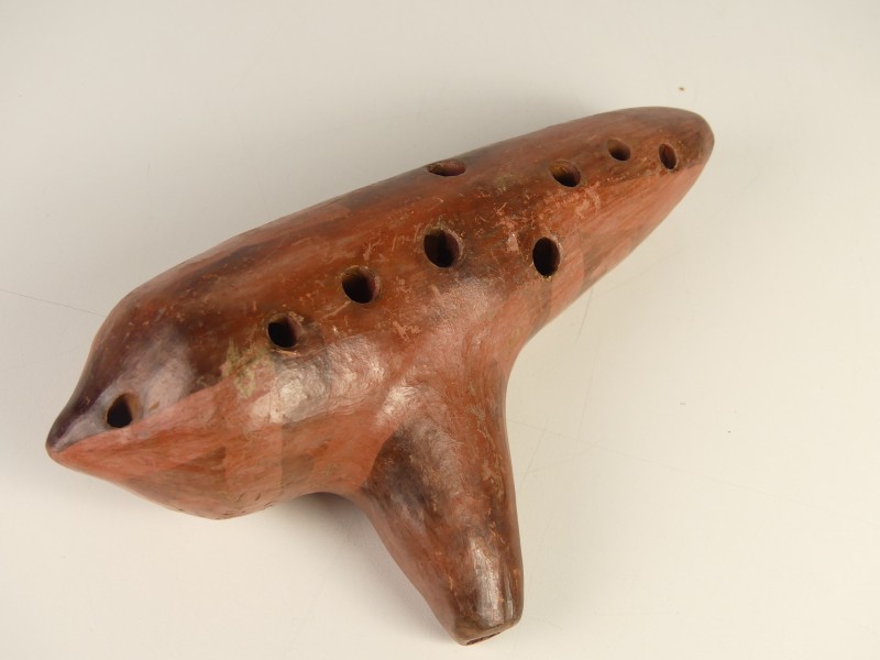 Vintage keramische Ocarina muziekinstrument