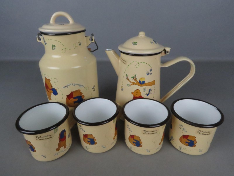 Winnie The Pooh emaille servies