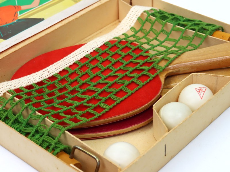 Vintage Table Tennis Complete Set