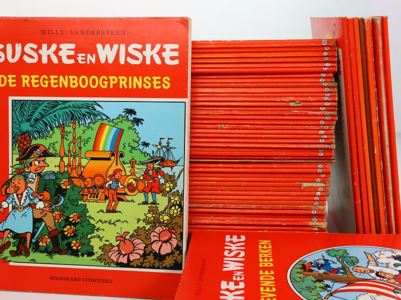 100 stuks Suske en Wiske Stripalbums 1970-2017