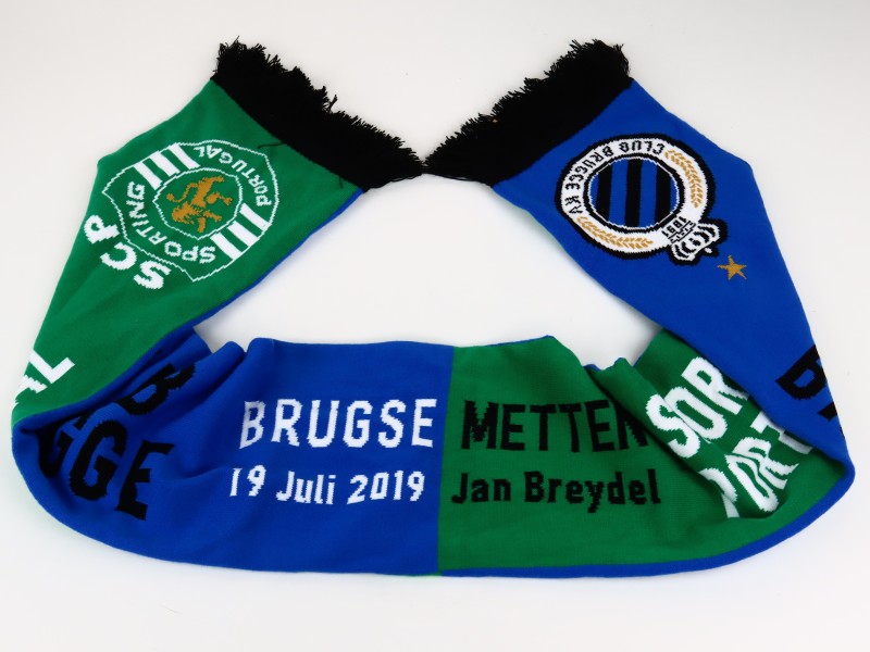 Lot van Club Brugge voetbalwedstrijdsjaals