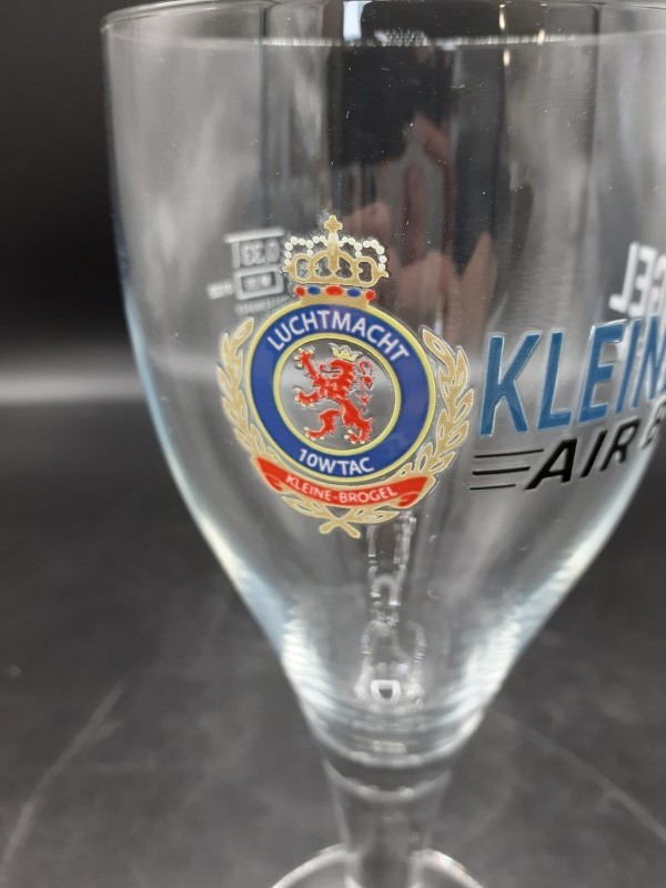 Kleine-Brogel Air base bierglas