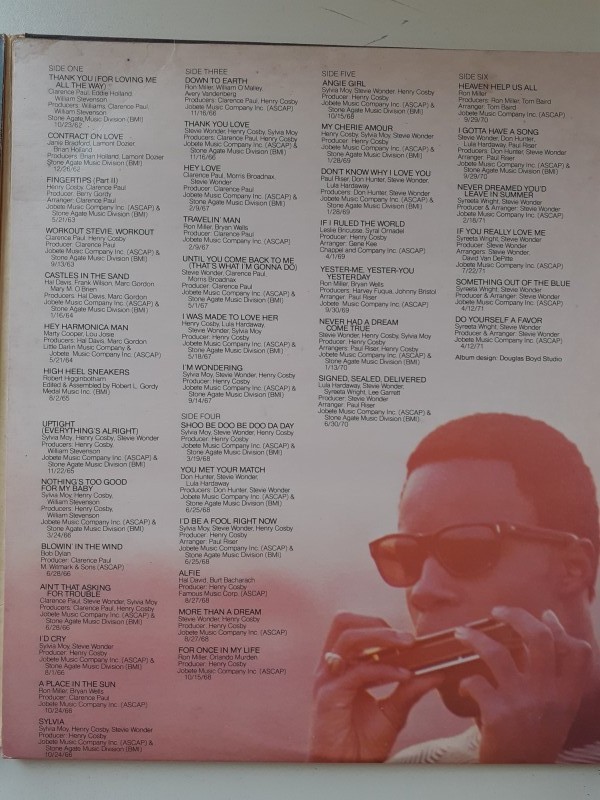 Driedubbele LP Stevie Wonder Looking Back LIMITED EDITION