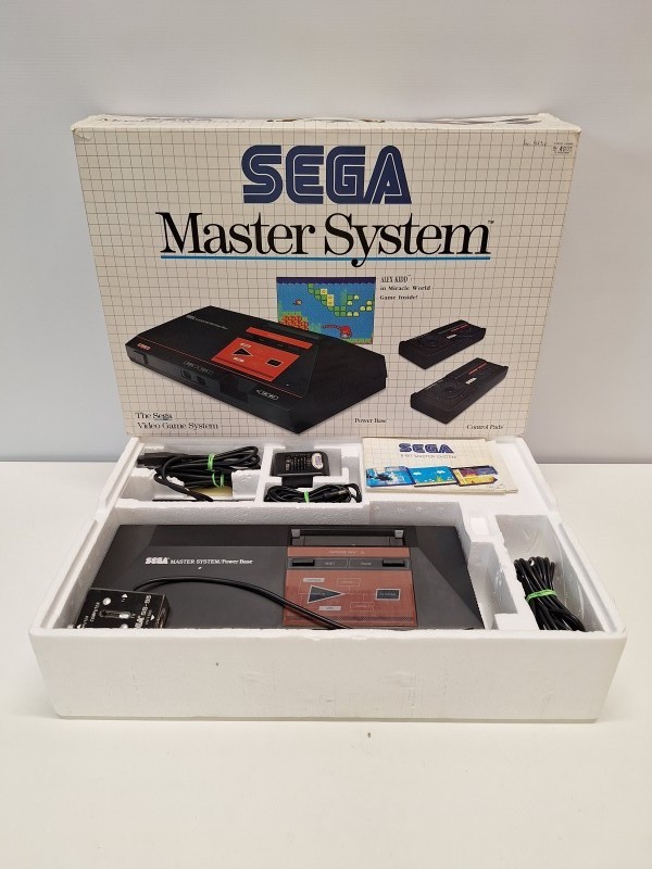 Vintage Sega Master System spelconsole