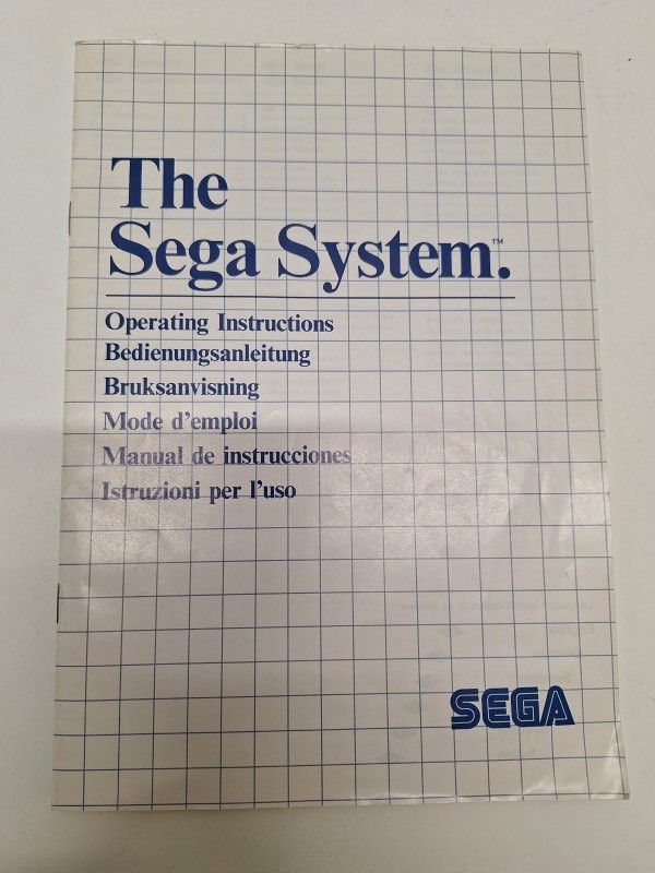 Vintage Sega Master System spelconsole