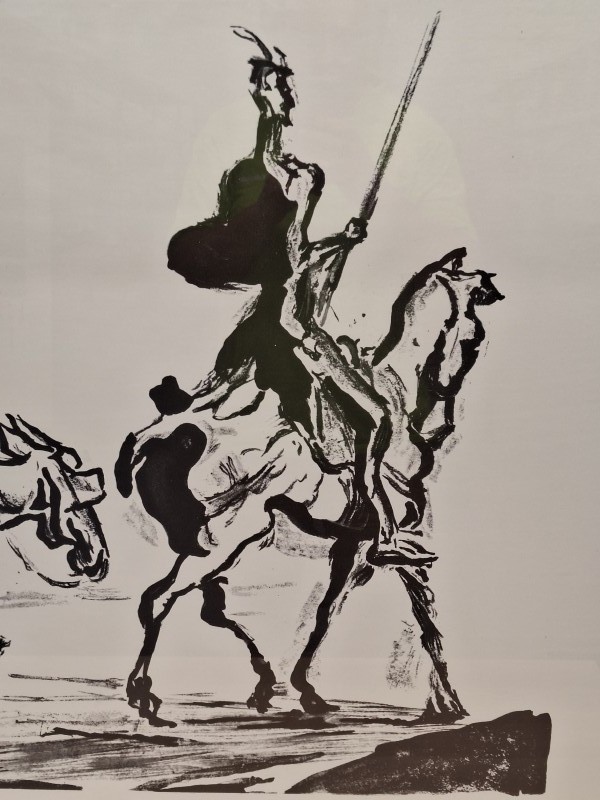 Grote kopie van het werk: Don Quixote - Honoré Daumier