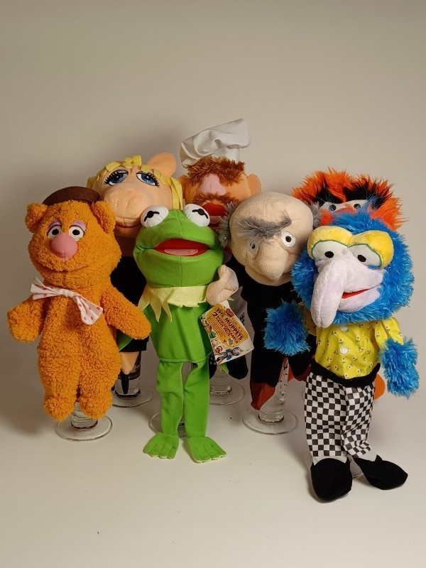 Set van 7 handpoppen: 'The muppetshow'