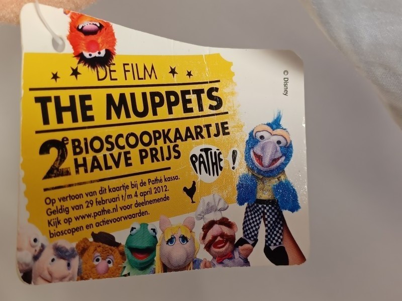 Set van 7 handpoppen: 'The muppetshow'