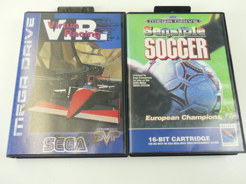 Vintage Sega mega drive spelletjes