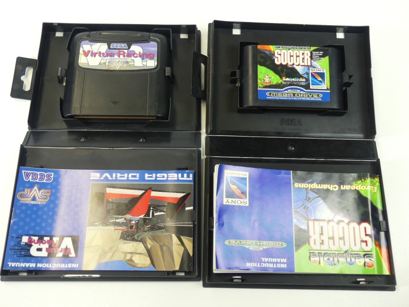 Vintage Sega mega drive spelletjes