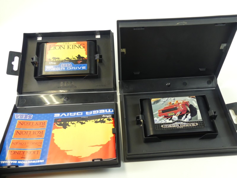 Vintage Sega mega drive spelletjes