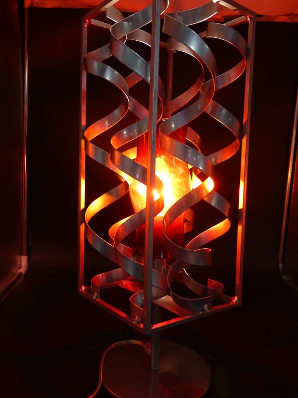 Aluminium Kinetic Sculpture - tafellamp A.M LUCE S.R.L Italy