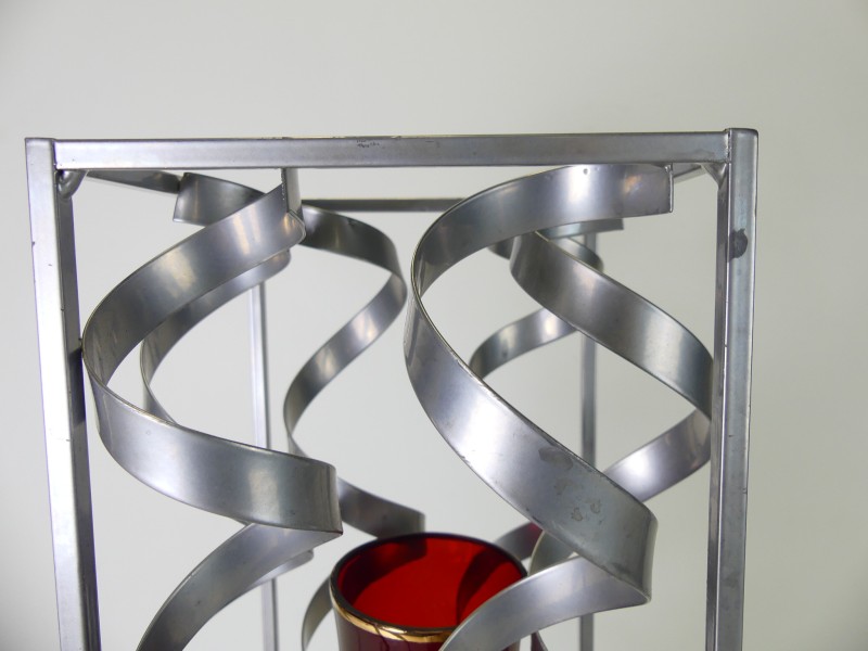 Aluminium Kinetic Sculpture - tafellamp A.M LUCE S.R.L Italy