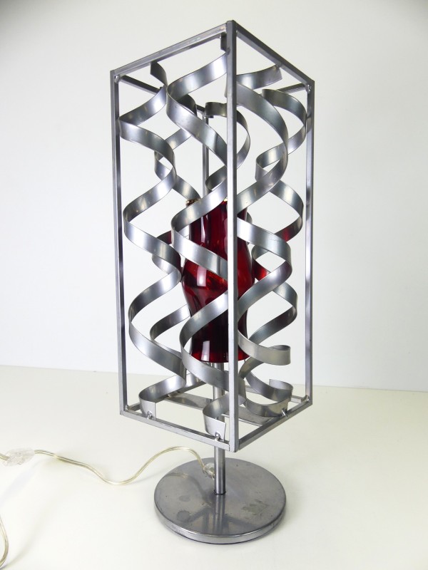 Aluminium Kinetic Sculpture - tafellamp A.M LUCE S.R.L Italy