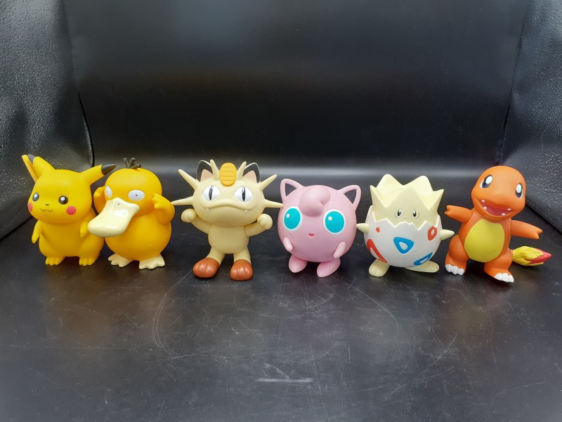 6 Pokémon figuren Tomy