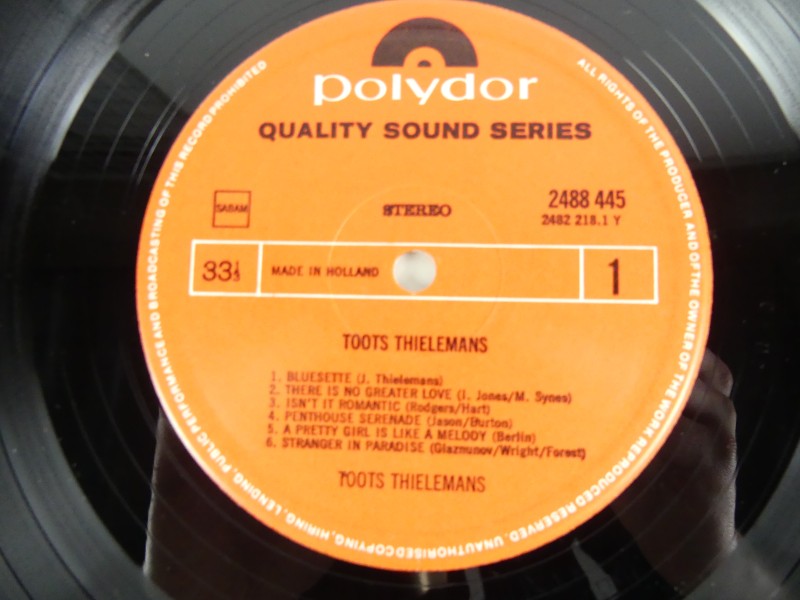 Toots Thielemans - 	Quality Sound Series. Vinyl * 2