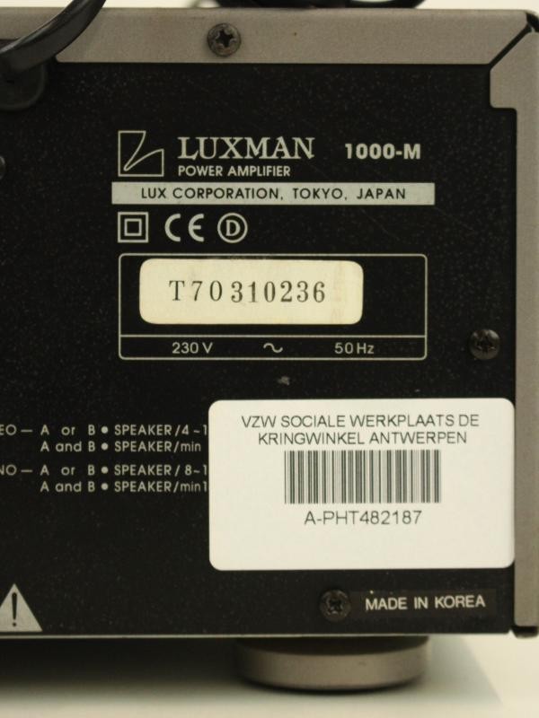 Luxman 1000-P en 1000-M Set