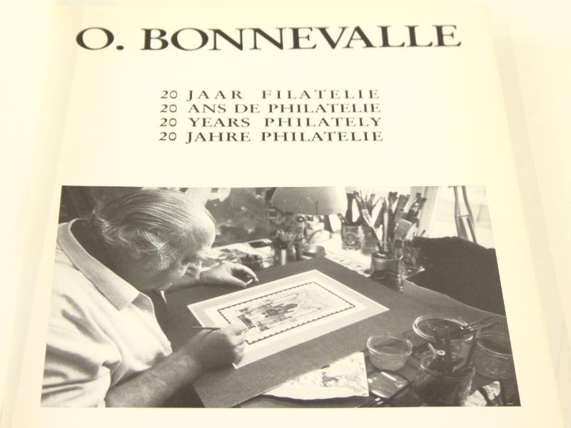 Duo boeken van Oscar Bonnevalle - Kunst en Filatelie, deel 1 en deel 2