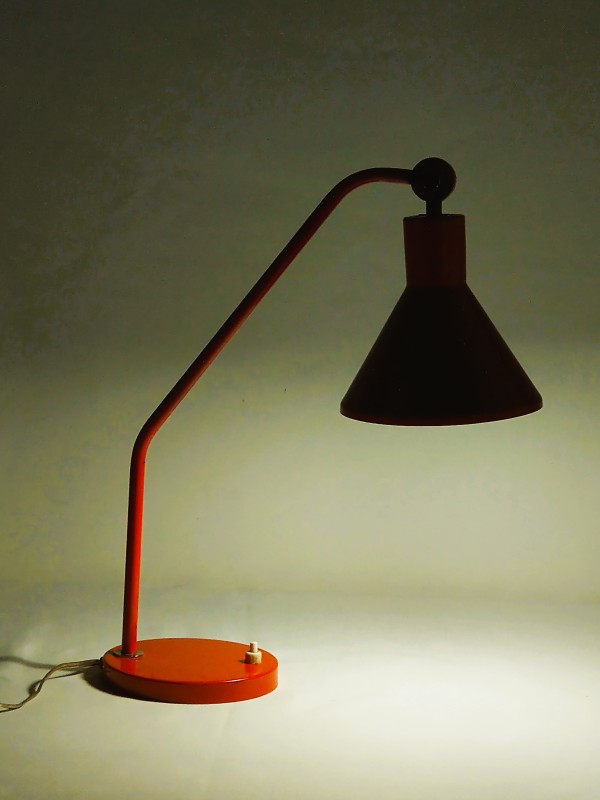 Bureaulamp rood