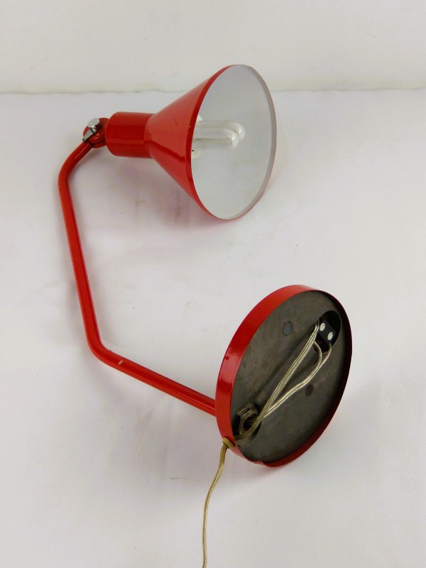 Bureaulamp rood