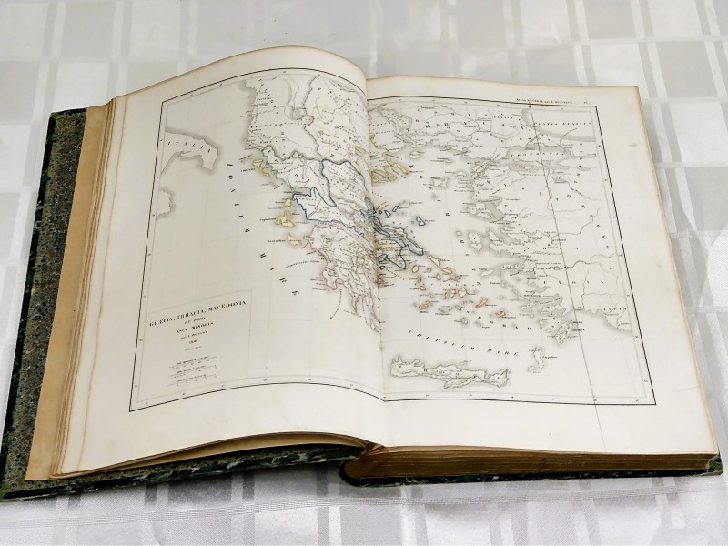 L. Dussieux geografische atlas 1860