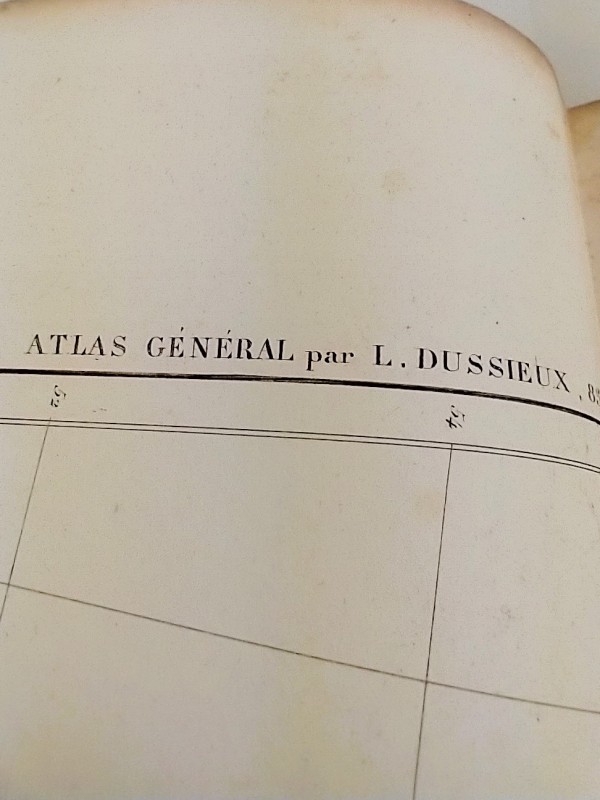 L. Dussieux geografische atlas 1860