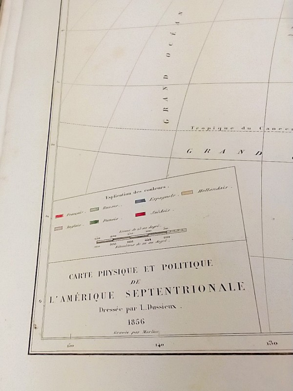 L. Dussieux geografische atlas 1860