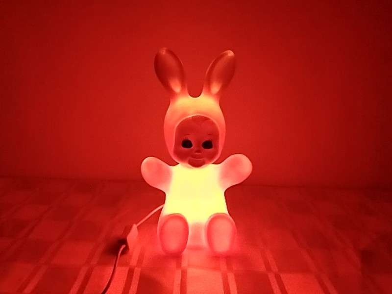 Good Night Light baby bunny orange - nachtlampje