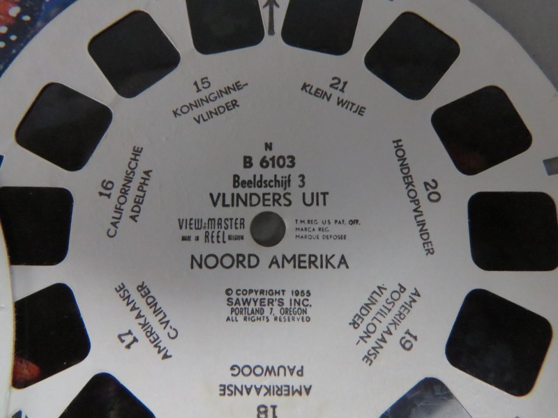 3D viewmaster met dieren fiches