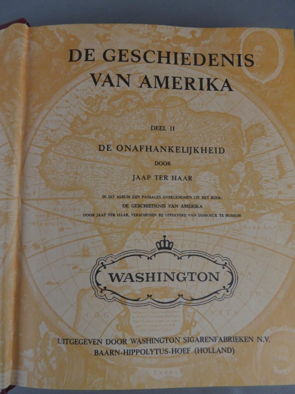 Sigarenbanden verzamelboek "Washington"