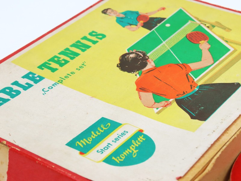 Vintage Table Tennis Complete Set