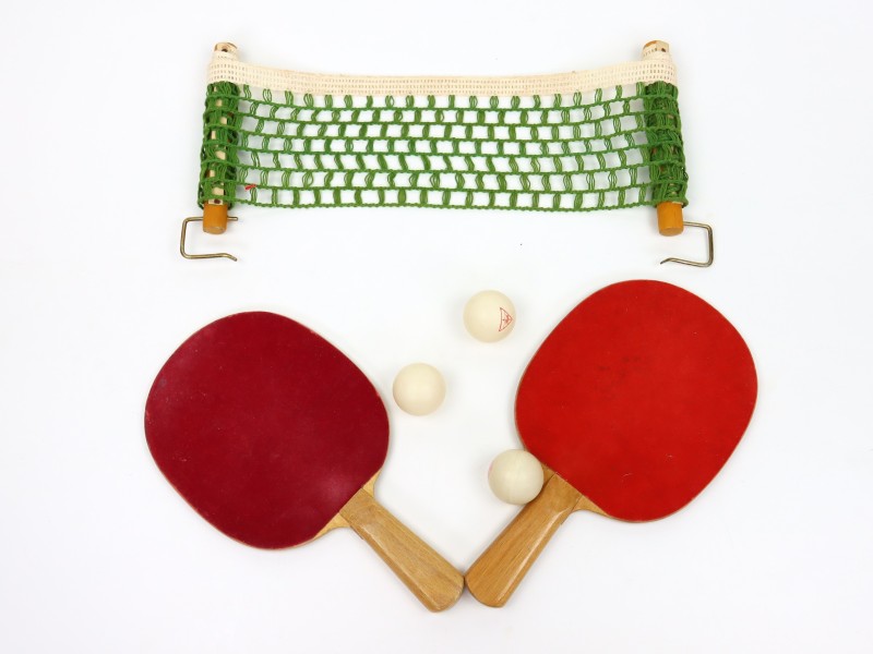 Vintage Table Tennis Complete Set