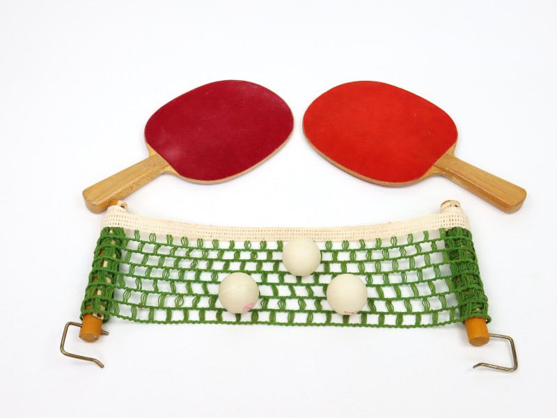 Vintage Table Tennis Complete Set