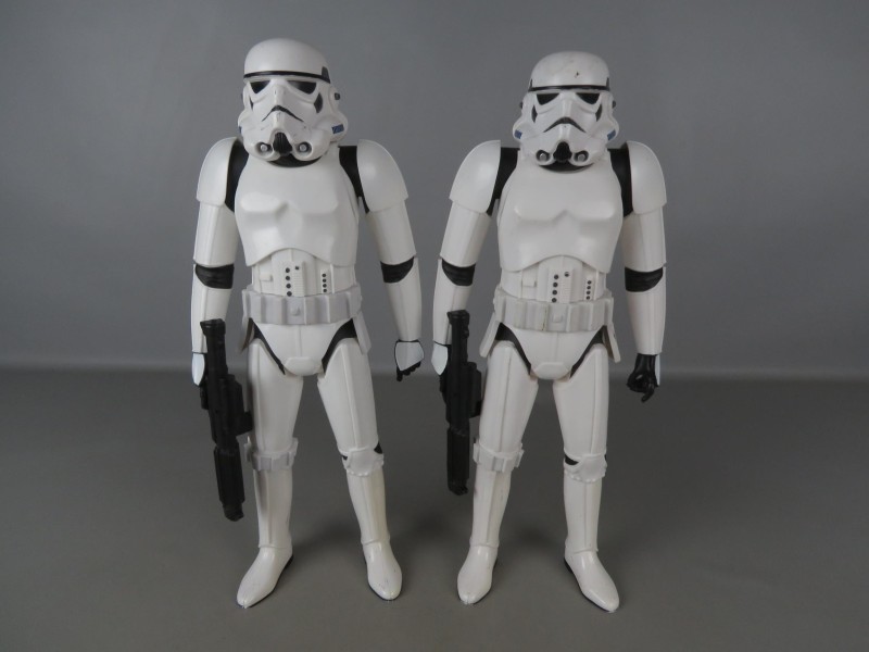 2 Star wars stormtrooper figuren