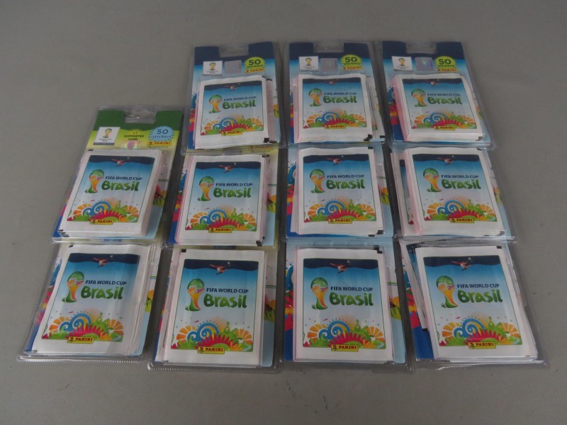 550 Panini stickers FIFA world cup Brazilië 2014