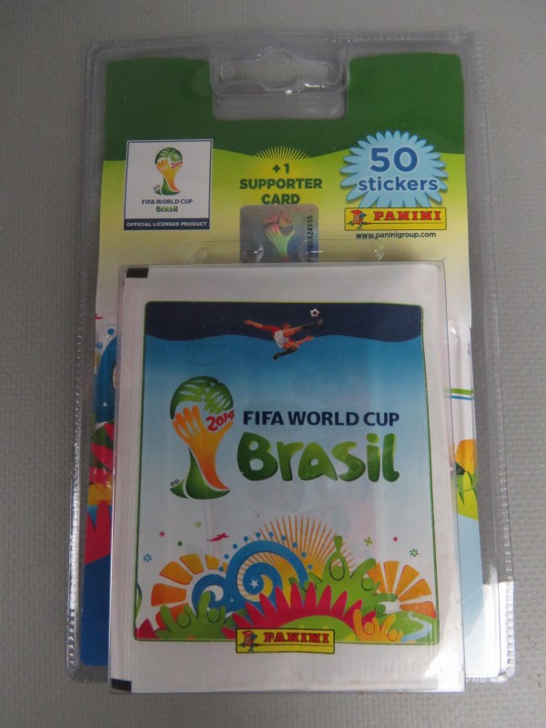 550 Panini stickers FIFA world cup Brazilië 2014