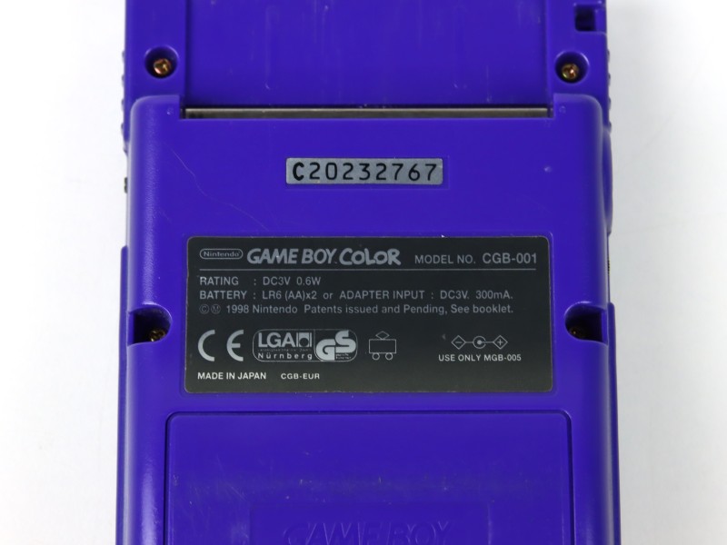 Nintendo Game Boy Color PAARS met Organizer