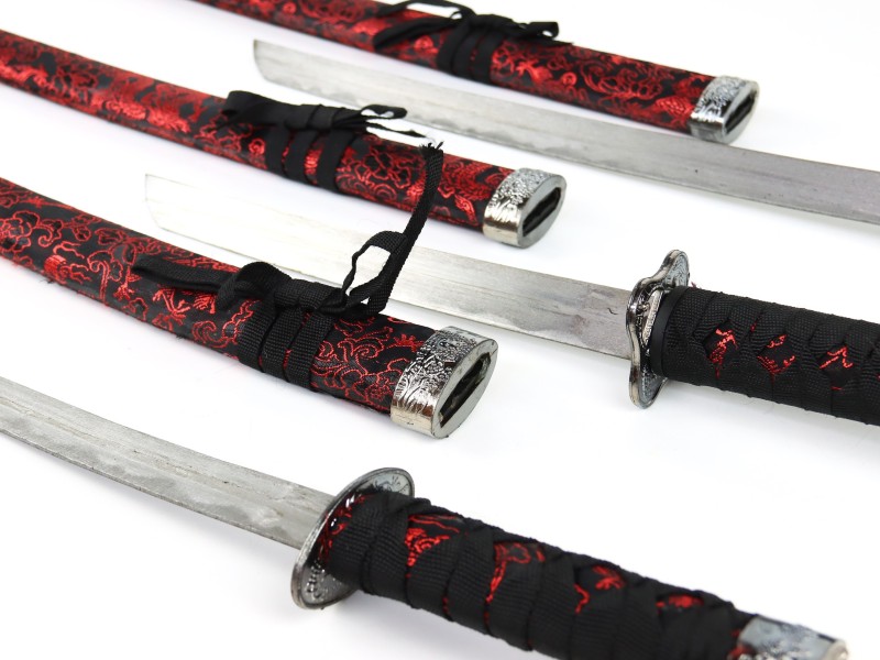 Set van 3 Japanse katana's