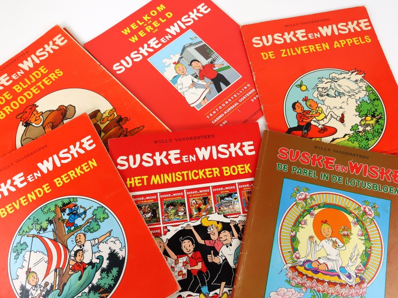 100 stuks Suske en Wiske Stripalbums 1970-2017