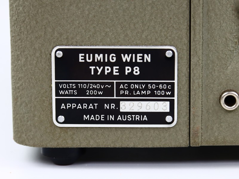 EUMIG WIEN P8 cineprojector