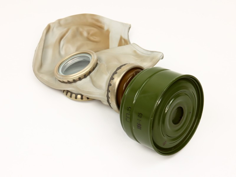 Vintage Gasmasker met filter