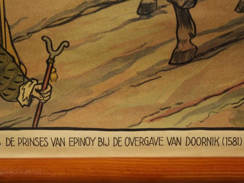 3 Historische educatieve schoolplaten van België